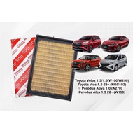 Toyota Veloz / Vios NEW NGC102 Perodua Ativa Alza W150 2022 Engine Air Filter Udara Penapis 17801-BZ