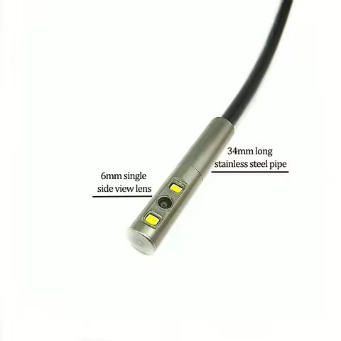 1MP 6mm side view endoscope FOV88゜ 2m/5m soft wire USB 3-in-1 cable Pipe inner wall EZ-EN60SV-RT