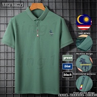 High Quality Baju Lelaki Berkolar Green Baju Polo Lelaki Embroidery Polo Shirt Men Baju Berkolar Lel