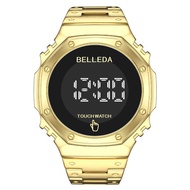 Jam Tangan Belleda Touchscreen Digital BL 9420 Rantai Stainless Tahan Air Original
