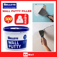[100% ORIGINAL] Selleys Wall Putty Filler 500g for Wall Crack Gap Dempul Dinding Batu Plaster Partit