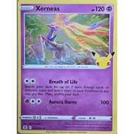 Xerneas Celebration Holofoil Pokemon Tcg