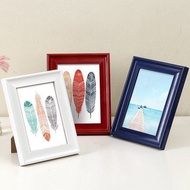 [C.m.cheap Boutique Shop] 4 * 6 White/Wide Version European Style Hanging Dual-Use Solid Wood Pictur