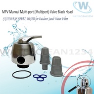 Manual Multi-port (Multiport) Valve SUS Head for Outdoor Water Filter, STAINLESS STEEL FILTER HEAD,TRIWAY