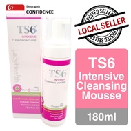 TS6 Intensive Cleansing Mousse 180ml Intimate Feminine Wash Probiotic Essense Ladyhealth