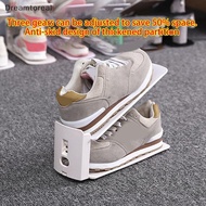 [DMT] Adjustable Shoe Organizer Footwear Support Slot Space Saving Cabinet Closet Stand Shoes Storag