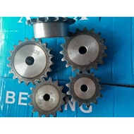 The sprocket has a hump on one side running a chain 35.Chain gear 35, sprocket 35, sprocket.
