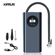 KIPRUN Car Tire Inflator, Wireless Car Air Pump, 120W 12V Air Compressor 150PSI Automatic Car Tyre Pump, 3600mAh USB Rechargeable