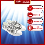 Eva Phylon Urban Footprint D2001IN Plastic Rain Shoes Genuine Image