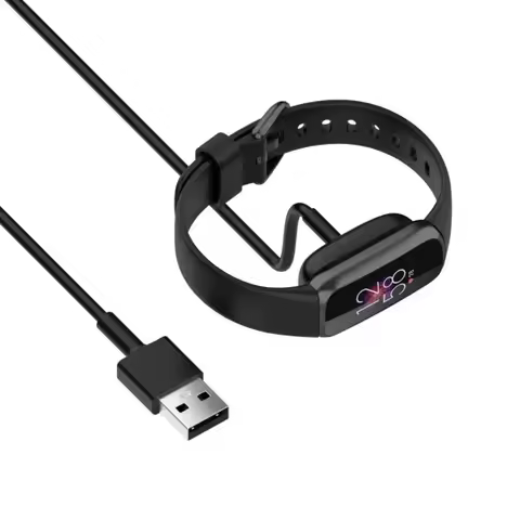 100cm Charger Cable for Fitbit Charge 5 6 Smartwatch USB Charging Charger Cord For Fitbit Luxe/Luxe 