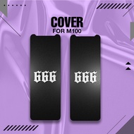 3D LOGO 666 Case for M100 Black and White
