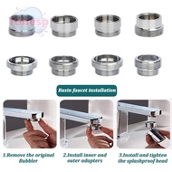 TOHESP Faucet Adapter Set, 18/20/22/24mm To 22mm Metal Water Filter Adapter,  With Washer Faucet Con