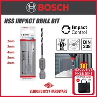 BOSCH 2mm-8mm HSS Impact Drill Bit Impact Control Twist Drill Bit Metal Drill Bit
