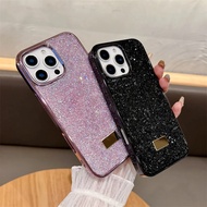 Luxury Electroplated Diamond Phone Case For iPhone 16 17 Pro Max 15 14 13 12 11 Pro Max Sparkling Sh