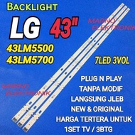 LG LED TV BL BACKLIGHT 43LM5500 43LM5500PTA 43LM5700 43LM5700PTC 7K 3V