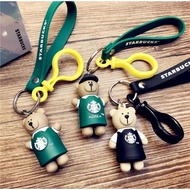 Barista Keychains Mini Barista Bear Serial#1 bag decor gifts accessories collection pendant Cute Key