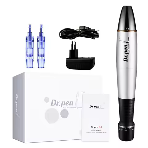 Derma Pen Dr. A1 Button 5 Levels Adjustment Micro Skin Care 0.25mm Needle Micro Skin Machine Beauty 