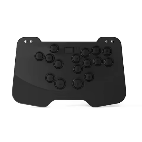 【SLEEK 】Stickless Arcade Stick For PC/For Switch For PS4 Hitbox PS5 Controller With Metal Game Keybo