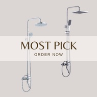 Alfred Victoria England Rain Shower Set