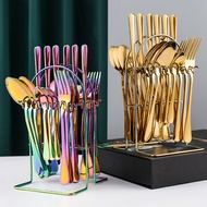 Cultery Set Stainless Steel 24 PCS with Holder
