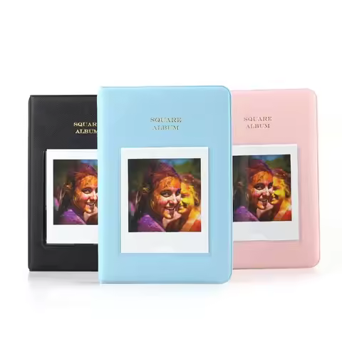 Square Photo Album Color Book / Wall Album /Stickers Film Paper For Fujifilm Instax SQ6 SQ10 SQ20 Ca