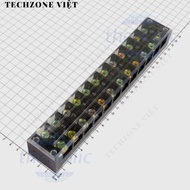 TB6012 Electrical Bridge, Terminal Electrical Cabinet Block 12 Pole 60A 600V Wire Size 2.5-6mm2 Tech