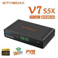 กล่องรับสัญญาณ V7S5X GTMEDIA เครื่องรับสัญญาณทีวีดาวเทียม DVB-S2X/S2 /S Full HD 1080P H.265 Set-Top 