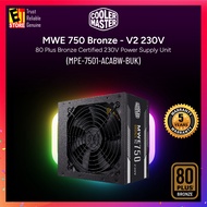 COOLER MASTER MWE 750 BRONZE 230V V2  MPE-7501-ACABW-BUK - 5 YEARS