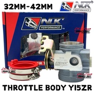NLK PERFORMANCE THROTTLE BODY V2 Y15 Y15ZR 32MM 34MM 36MM 38MM 40MM 42MM BULAT VELOCITY ORIGINAL NLK