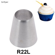 bri R22L Round Piping Tip Decorating Nozzle Pastry Tips Fondant Cake Pastry Tool ywr