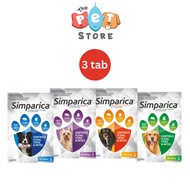 Simparica REGULAR Anti Tick & Flea Chewable per BOX / 1 TABLET for Dog Zoetis
