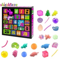 Nee Doh Squishmas Advent Calendar Christmas NeeDoh Christmas Squeeze Toys [shinyheaven.sg]