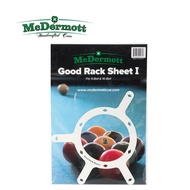 Mcdermott Pool Ball Rack Plate 9-10 Good Sheet 9/10