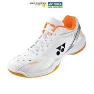 Yonex POWER CUSHION 65Z3 white and orange badminton shoes - Genuine product