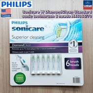 Philips® Sonicare W DiamondClean Standard sonic toothbrush 6 heads HX6066/70 ฟิลิปส์ หัวแปรงสีฟันไฟฟ