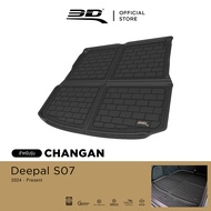 3D Mats พรมปูพื้นรถยนต์ CHANGAN DEEPAL S07 2023-2025 พรมกันลื่น พรมกันนํ้า พรมรถยนต์