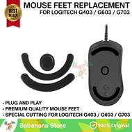 Logitech G403 G603 G703 Rubber Glide Mouse Feet Skate Replacement