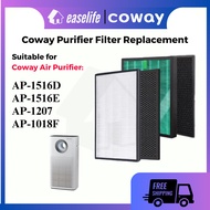 Replacement Compatible with Coway AP-1516D AP1516E Air Purifier Coway Air Purifier Filter AP-1207