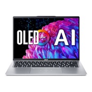 acer 宏碁  Swift Go SFG14-73-57U5銀(14"/Ultra 5 125H/32G/512G SSD/2.8K/OLED/EVO/180度轉軸/W11)AI筆電