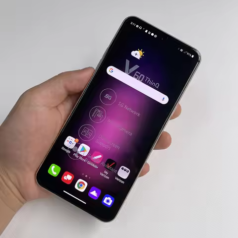 Original LG V60 ThinQ 5G Mobile Phone V600VM V600TM 8GB+128GB NFC P-OLED 6.8'' 64MP+13MP+10MP Snapdr