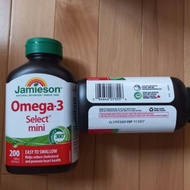 現貨 加拿大 Jamieson Omega-3 Select mini 高濃度濃縮迷你魚油膠囊 500毫克 200粒