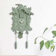 Distressed Finish Cuckoo Clock Silent Movement Retro Cuckoo Clock for Children