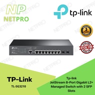 Tp-link TL-SG3210 JetStream 8-Port Gigabit L2+ Managed Switch with 2 SFP Slots