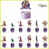 SY3 Tangled rapunzel Children birthday party decoration props cake toppers cupcake toppers YS3