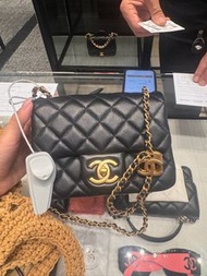 Chanel 25b Mini Flap Bag 方胖子 雙c可調節扣 斜揹袋