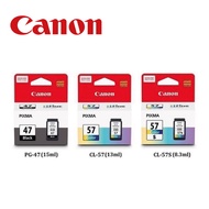 Canon PG-47 Black or CL-57 Color or CL-57S Color Ink Cartridge