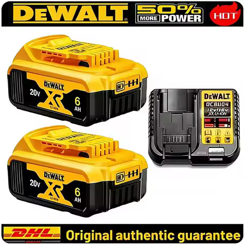 DeWALT Original Battery 20V/60V 6Ah 9Ah MAX FlexVolt for DCB606 DCB205 DCB206 DCB209 DCB182 Power To