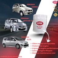 FILTER OIL PERODUA 4AG KANCIL, MYVI 05-17, ALZA, AT-501 APM