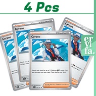 4Pcs Cyrano (EN) Pokémon Trainer Supporter Surging Sparks (SSP) TCG ENGLISH