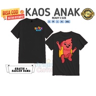Short sleeve shirt children's game Block Blast character blast